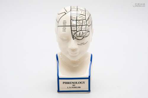 A REPRODUCTION PHRENOLOGICAL BUST