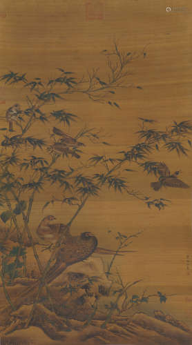 Chinese Bird Painting by Fan Anren