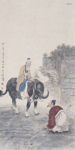 Chinese Figrue Painting by Xu Beihong