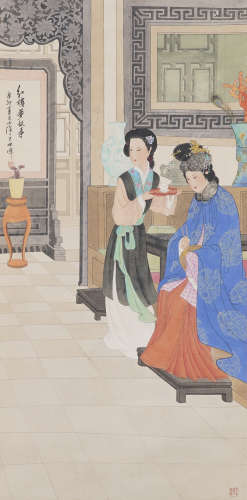 The Noble Lady，Painting by Wang Shuhui