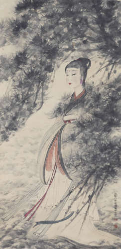 Chinese Figure Painting by Fu Baoshi