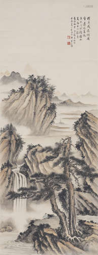 Chinese Landscape Painting by Huang Junbi