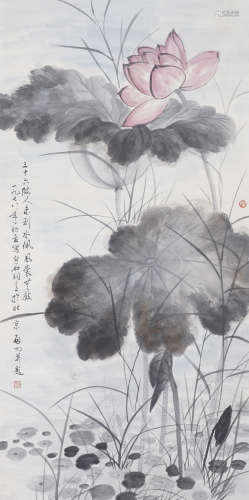 Chinese Flower Painting by Qigong
