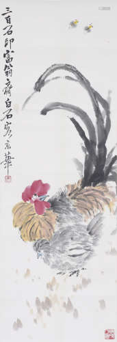 The Rooster，by Qi Baishi
