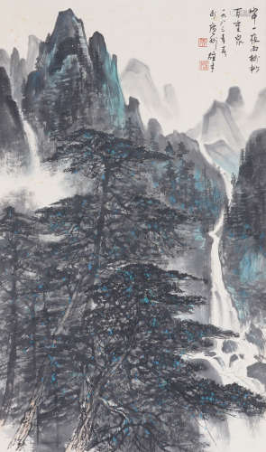 Chinese Landscape Painting by Li Xiongcai