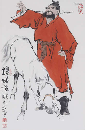 Chinese Figure Painting by Fan Zeng