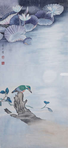 Chinese Bird-and-Flower Painting by Zhou Zhongyao