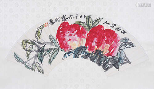 The Peaches，by Qi Baishi