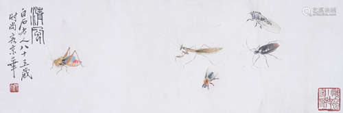 The Insect，by Qi Baishi