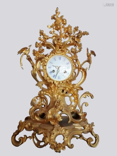 Gilding Golden Clock in 1860s1860年代钟表