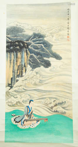 Ink Painting of Landscape from WangZhaoShi山水画王趙石