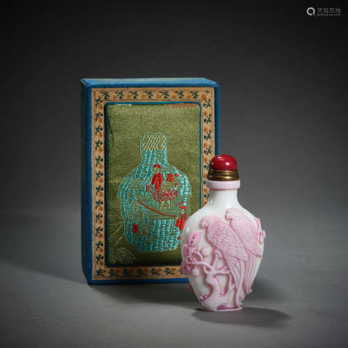 Qing Dynasty of China,Material Snuff Bottle