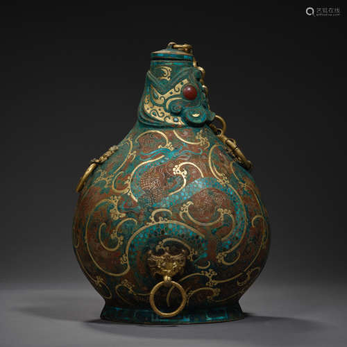 Warring States Period of China,Inlaid Gold and Silver Pot