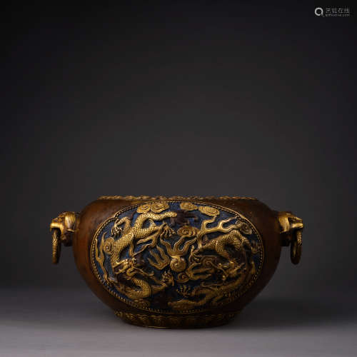 Qing Dynasty of China,Copper Incense Burner