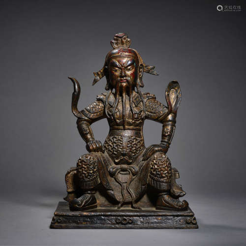 Ming Dynasty of China,Bronze Guangong Statue