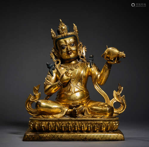 Qing Dynasty of China,Bronze Gilt Buddha Statue