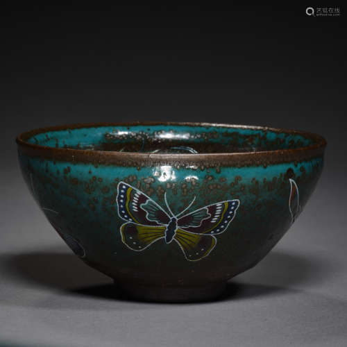Song Dynasty of China,Green Glaze Jian Kiln Tea Cup