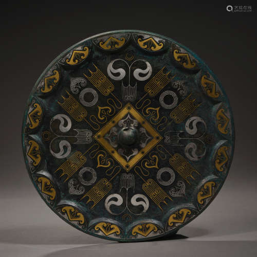 Western Han Dynasty of China,Inlaid Gold and Silver Copper M...
