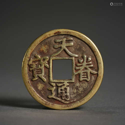Jin Dynasty of China,Bronze Gilt Coin