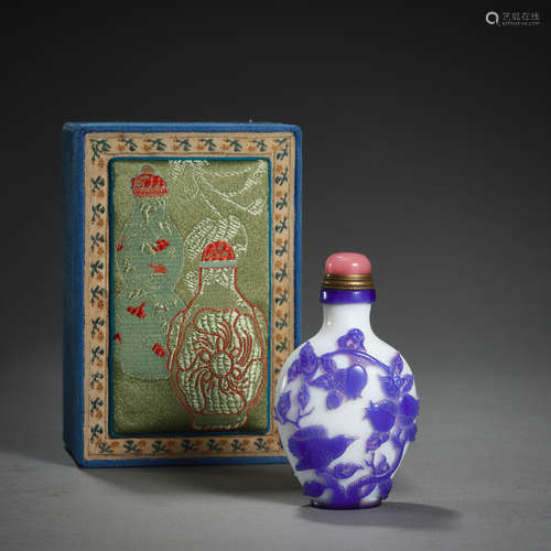 Qing Dynasty of China,Material Snuff Bottle