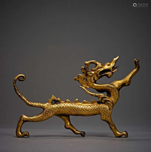 Tang Dynasty of China,Bronze Gilt Ornament