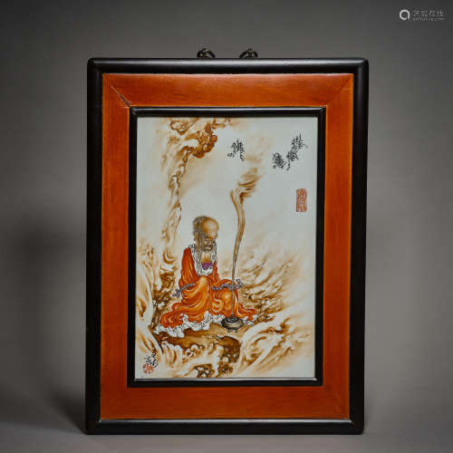 Qing Dynasty of China,Porcelain Plate Painting