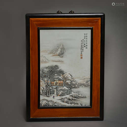 Qing Dynasty of China,Porcelain Plate Painting