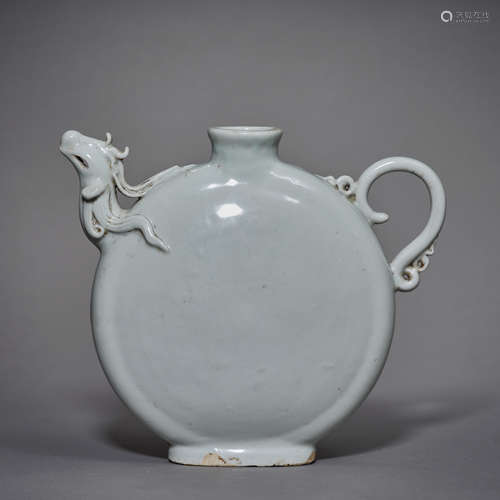 Yuan Dynasty of China,Green White Glaze Pot