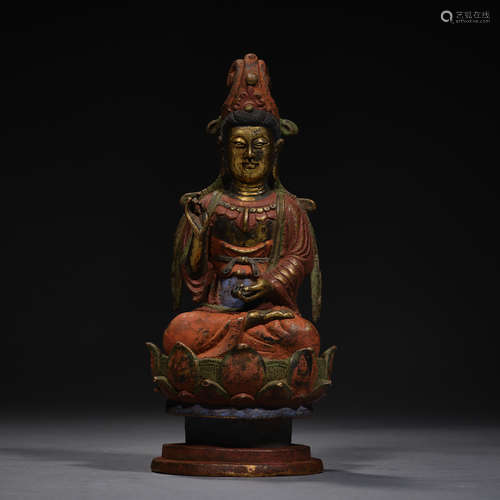 Liao Dynasty of China,Bronze Gilt Buddha Statue