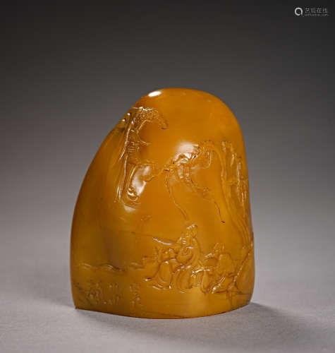 Qing Dynasty of China,Field-Yellow Stone Seal