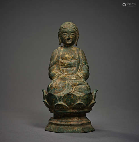 Liao Dynasty of China,Bronze Gilt Buddha Statue