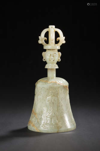 Jade Ornament in Buddhist Tool from Qing清代玉佛教用品