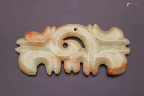 Jade Pendant from HongShan Culture红山佩