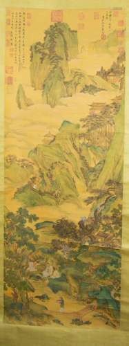 Ink Painting of Landscape from WangMeng王蒙 山水