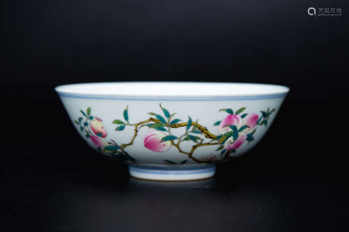 Famille Rosed Bowl from Qing大清乾隆年制粉彩碗