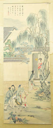 Ink Painting of Human Story 人物山水画顧洛