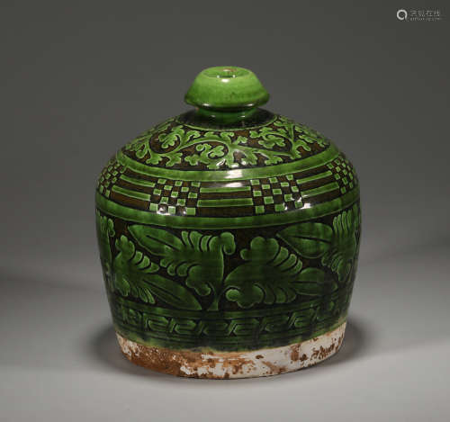 Porcelain zhou kiln bottle yuan Dynasty China