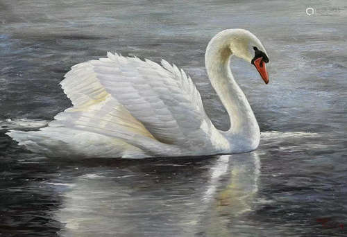 Goose, Oil Painting