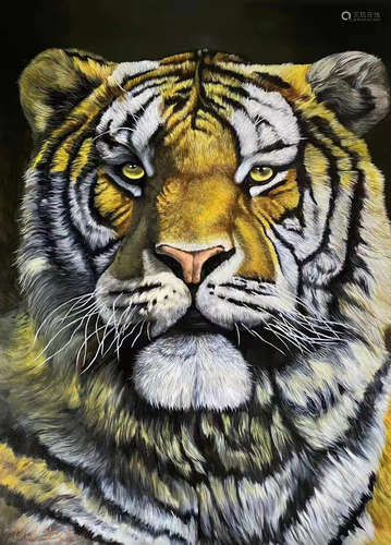 Tiger, Oil Painting