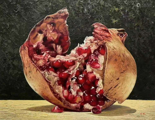 Pomegranate, Oil Painting