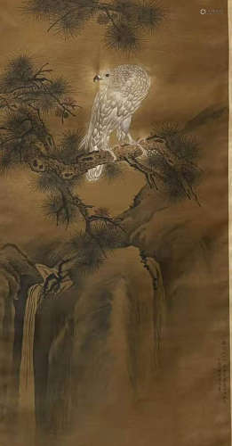 Lang Shining, Chinese Landscape Silk Painting
