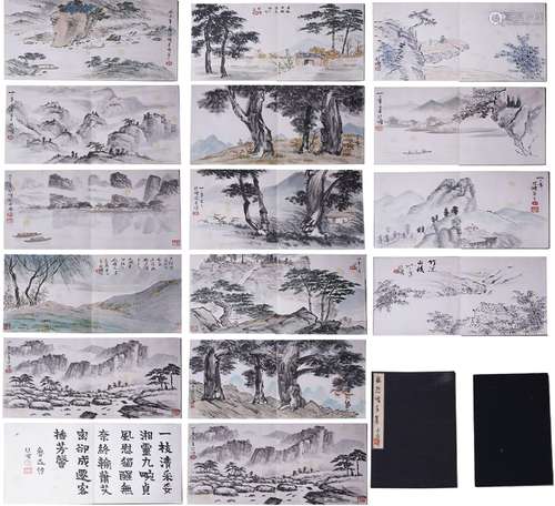 Xu Beihong, Chinese Landscape Painting Album