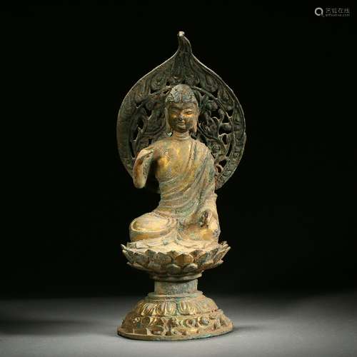 Gilt Bronze Seated Buddha