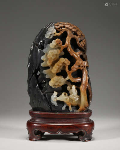Hetian Black jade ornaments from the Qing Dynasty