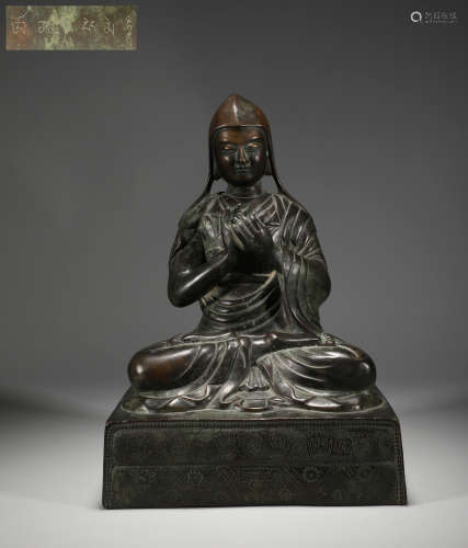 Fine bronze Buddha statue from Xizang, China