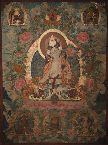 Thangka, Xizang, Qing Dynasty