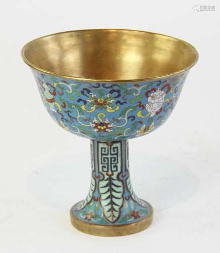 Chinese Cloisonne Cup