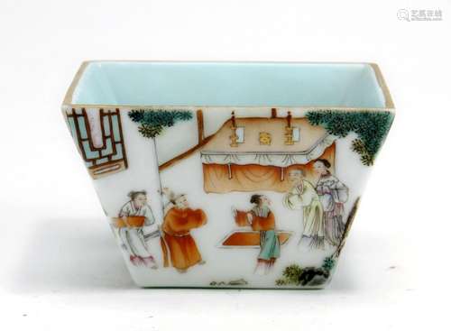 Chinese Famille Rose Porcelain Cup