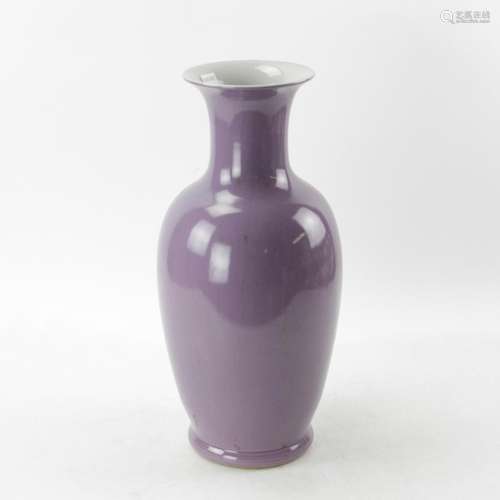 Chinese Blue Glaze Vase