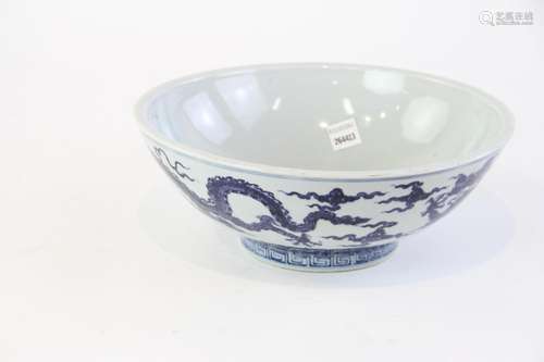 Chinese Blue and White Porcelain Bowl